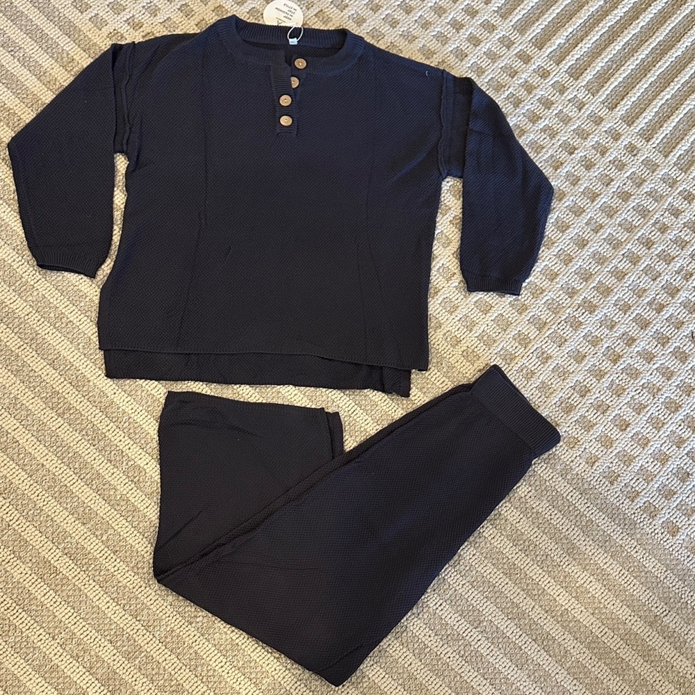 Women's Navy Blue Lounge Set